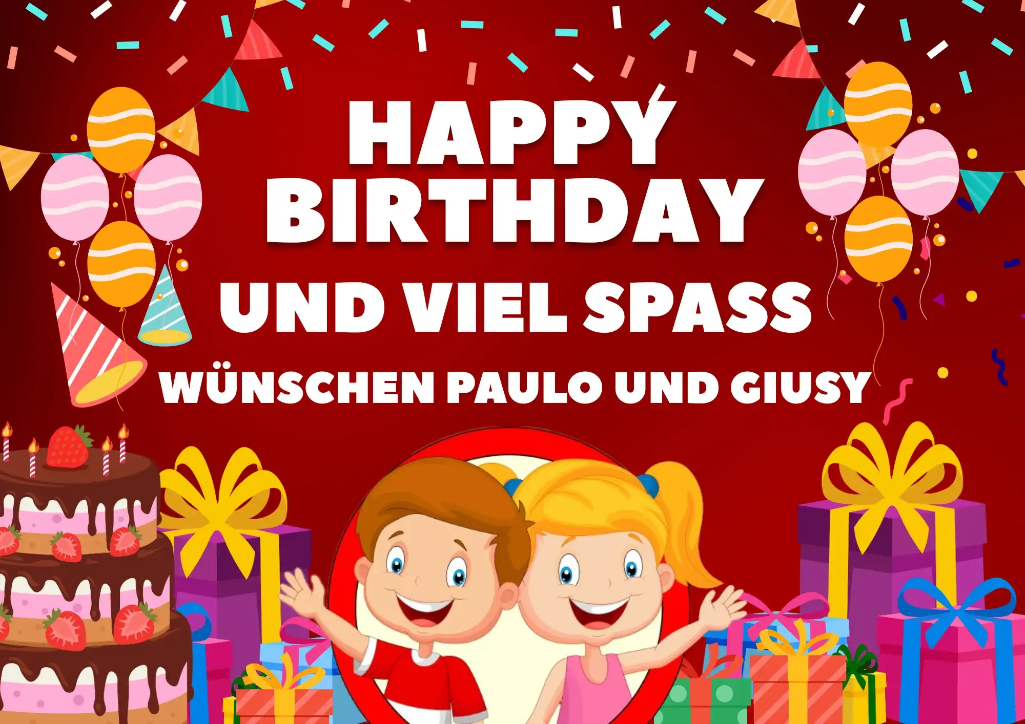 Viel Spaß wünschen Paulo und Giusy